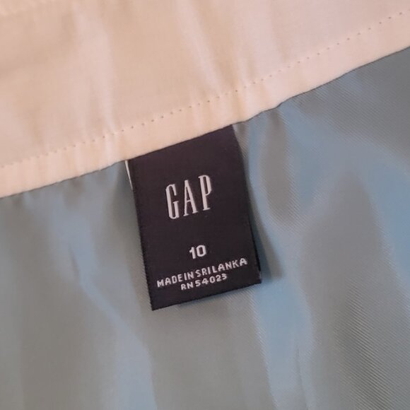 Gap Aqua Wool Blend Trumpet Hem Skirt - Size 10 - Picture 9 of 12